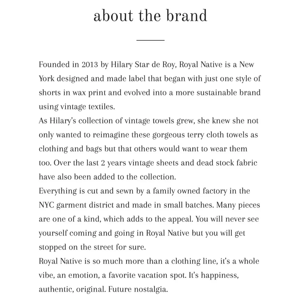 Royal Native | Queen Bee Short